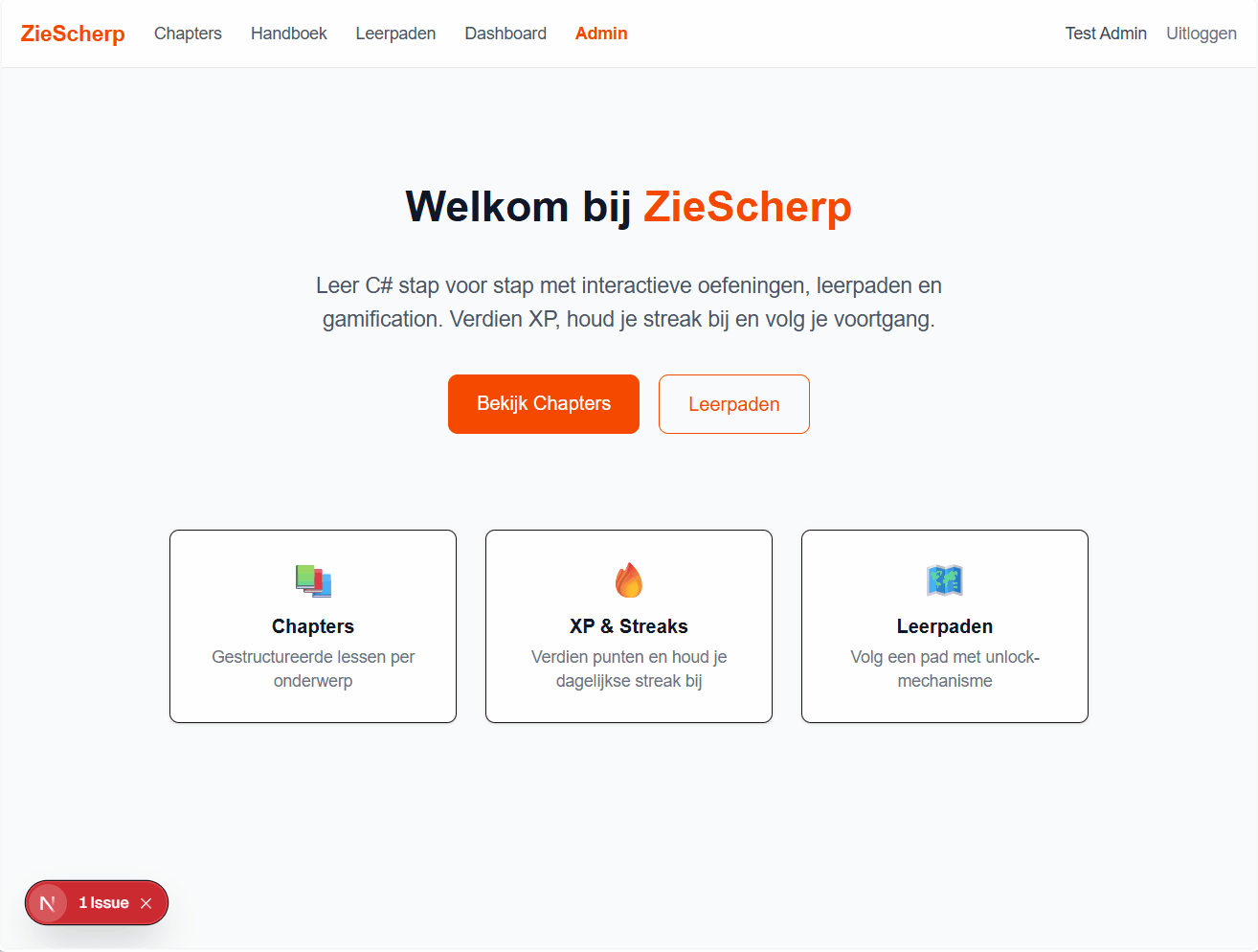 Zie Scherpst demo