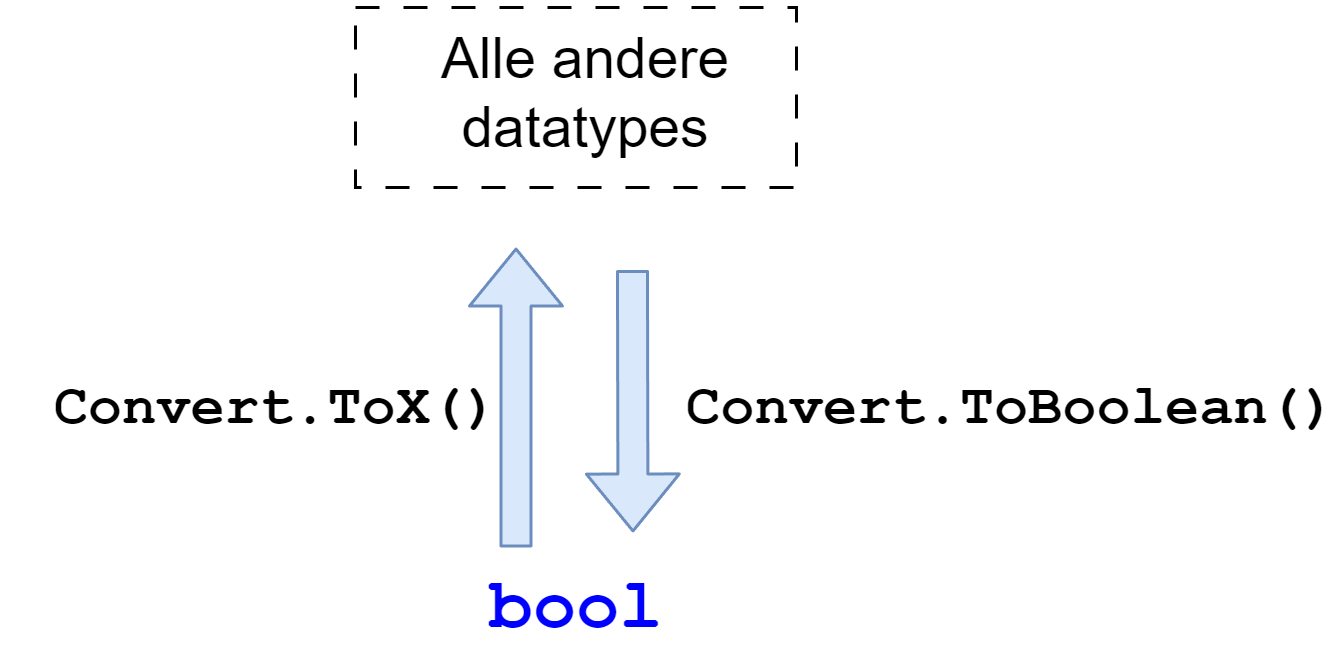 bool kan enkel met de Convert.To-bibliotheek